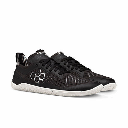Vivobarefoot Geo Racer Knit Womens Obsidian Pair
