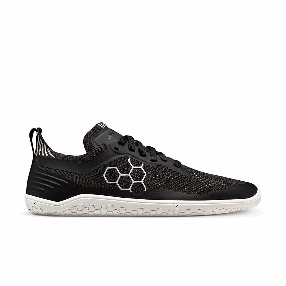 Vivobarefoot Geo Racer Knit Womens Obsidian Side