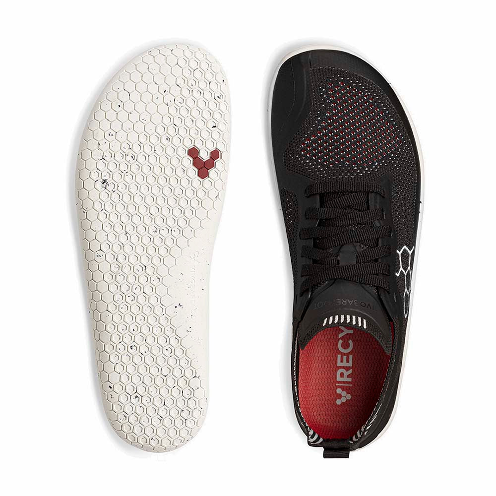 Vivobarefoot Geo Racer Knit Womens Obsidian Sole and Top
