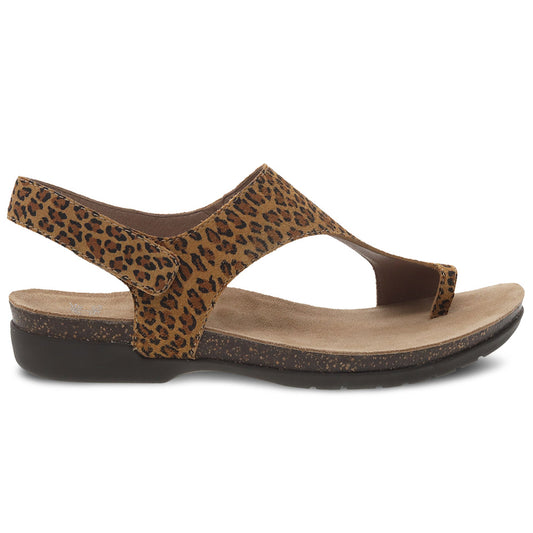 Dansko Reece Leopard Suede Sandal