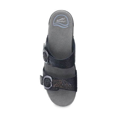 Dansko Sophie Metallic Python Sandal