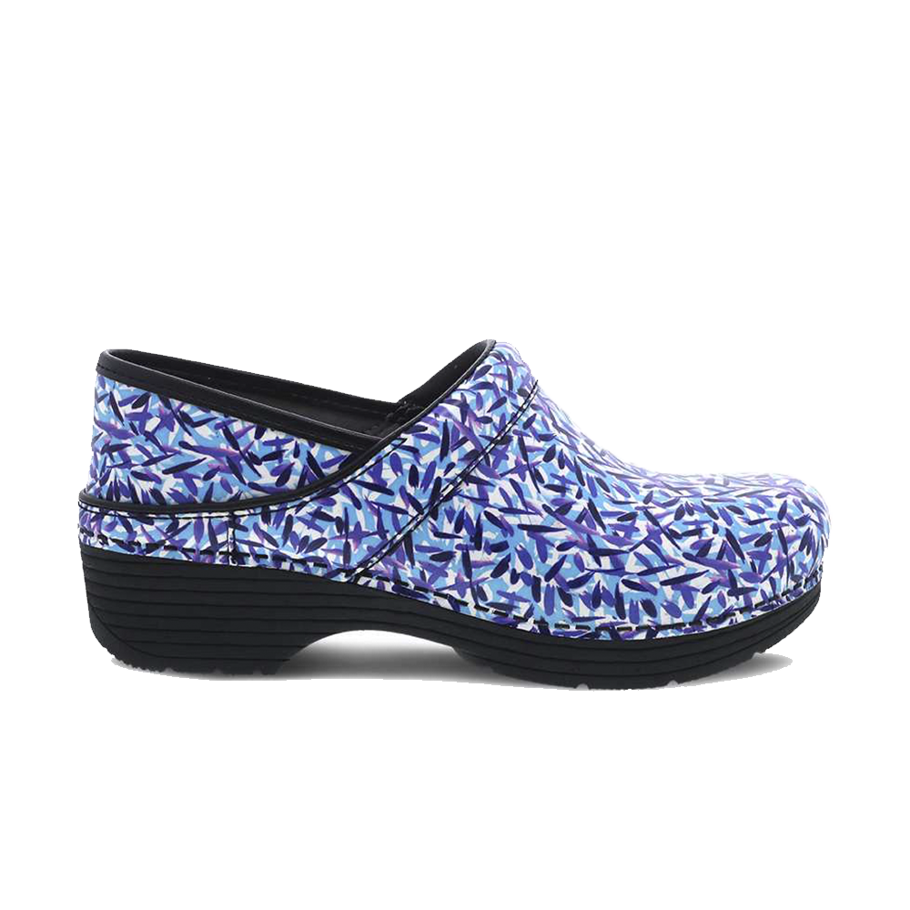 Dansko LT Pro Blue Dash Leather Clog