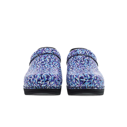 Dansko LT Pro Blue Dash Leather Clog