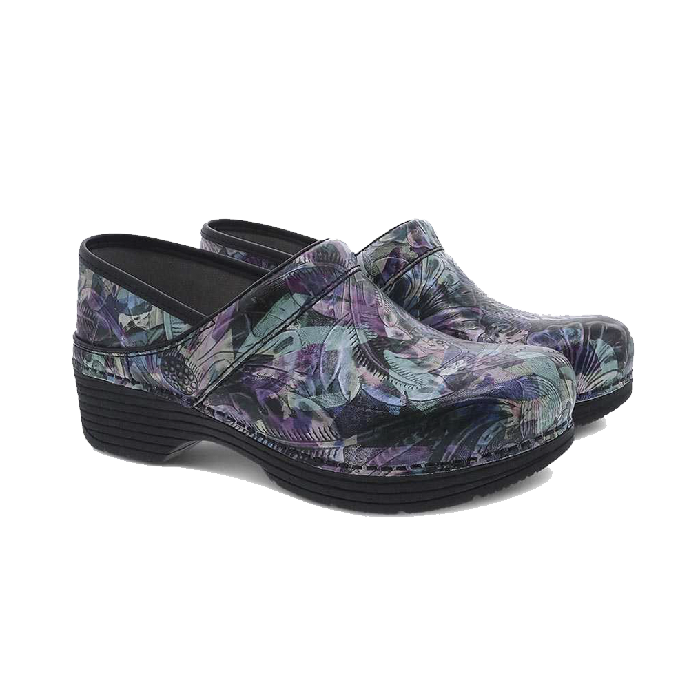 Dansko LT Pro Watercolor Tooled Clog