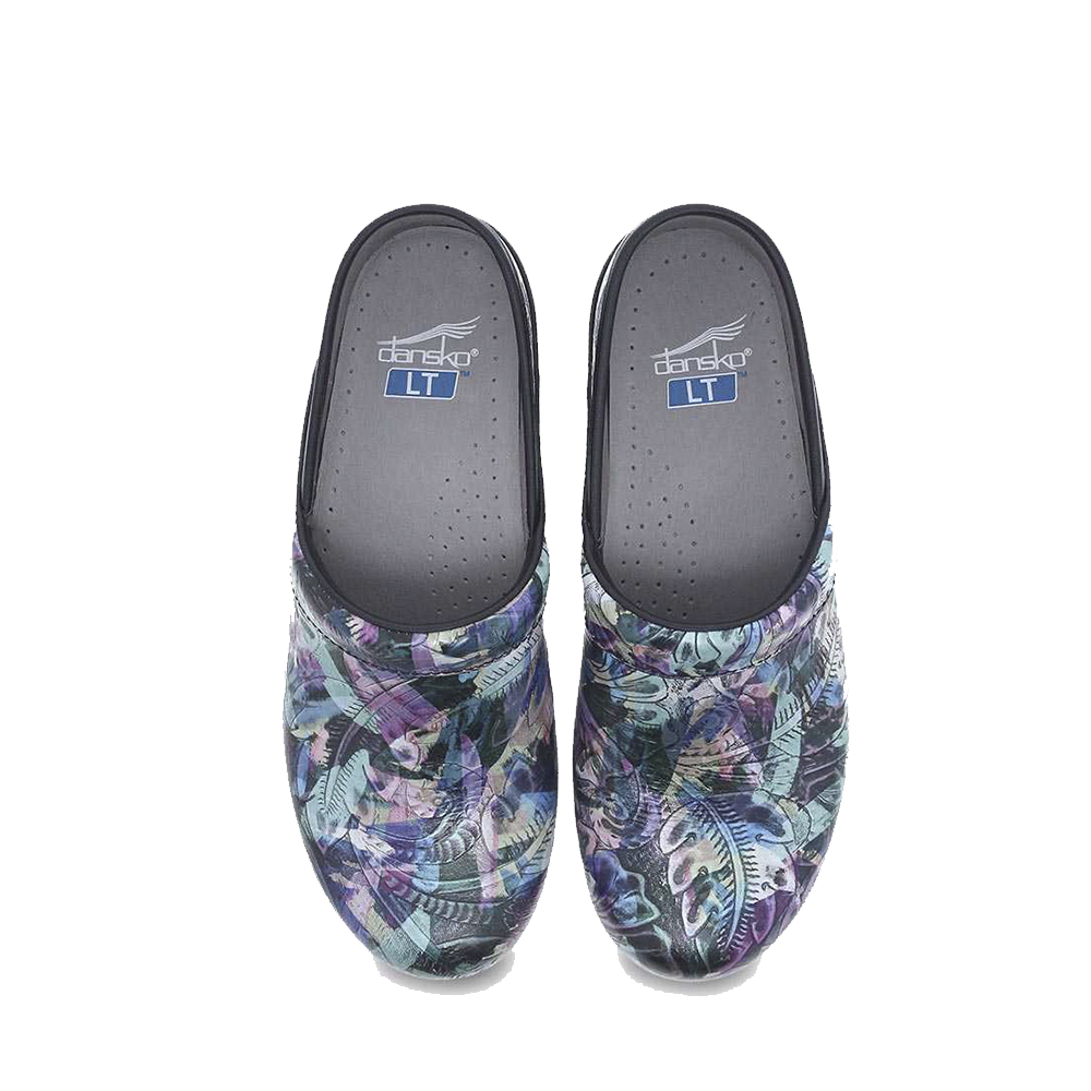 Dansko LT Pro Watercolor Tooled Clog