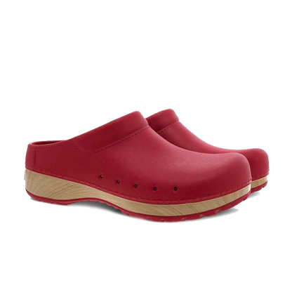 Dansko Kane Red Molded Clog