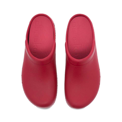 Dansko Kane Red Molded Clog