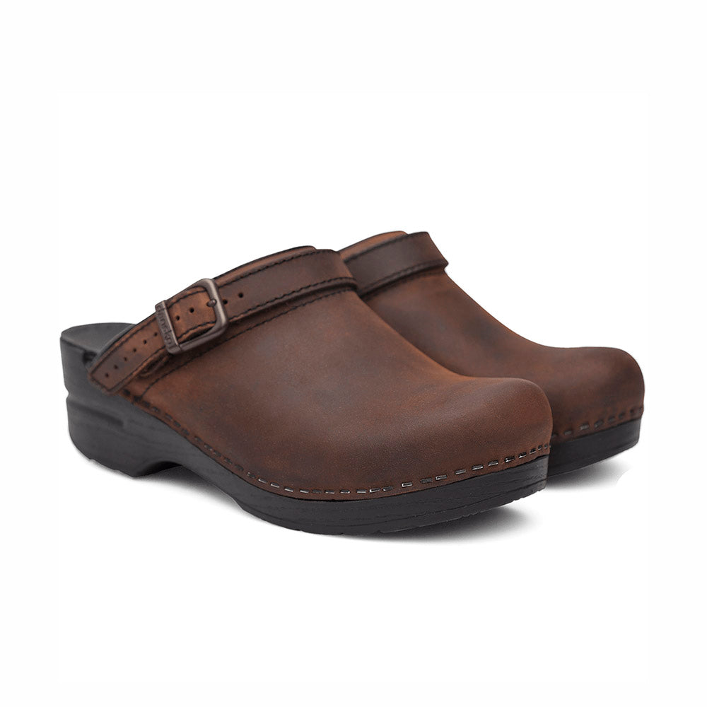Dansko Ingrid Antique Brown Clog