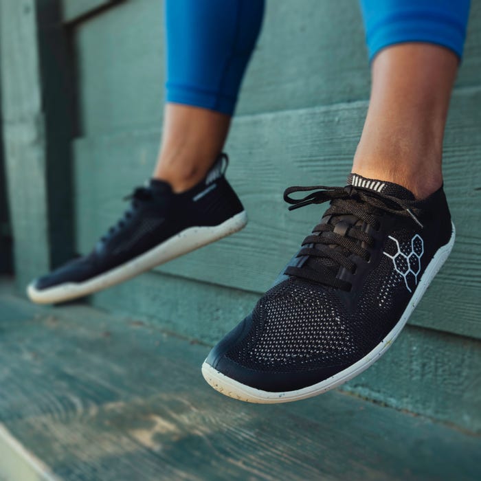 Vivobarefoot Geo Racer Knit Womens Obsidian