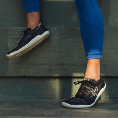 Vivobarefoot Geo Racer Knit Womens Obsidian